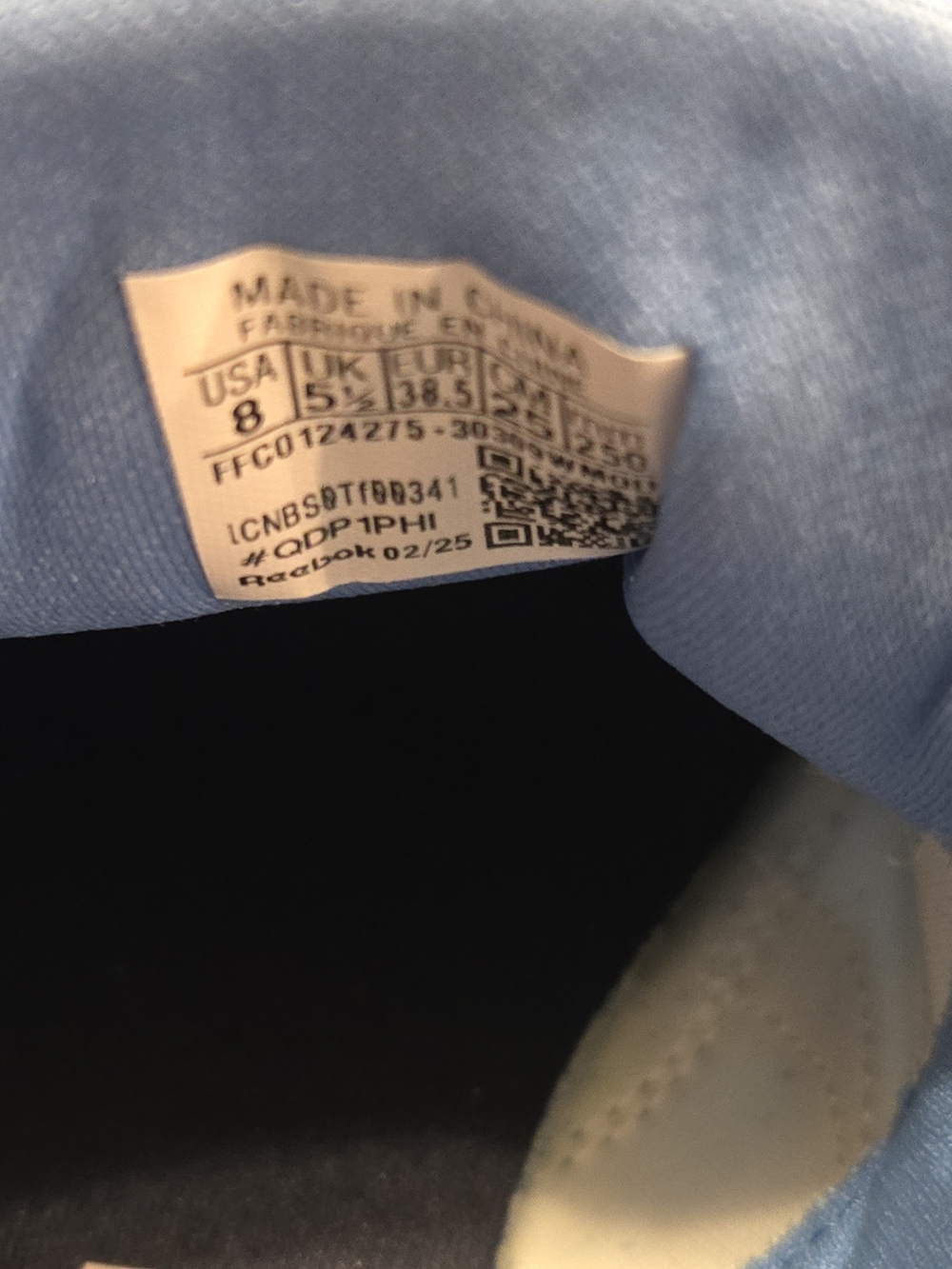 Reebok Fiori Retro Blue and Pink Low-Profile Suede & Nylon Sneakers - Picture 8 of 9